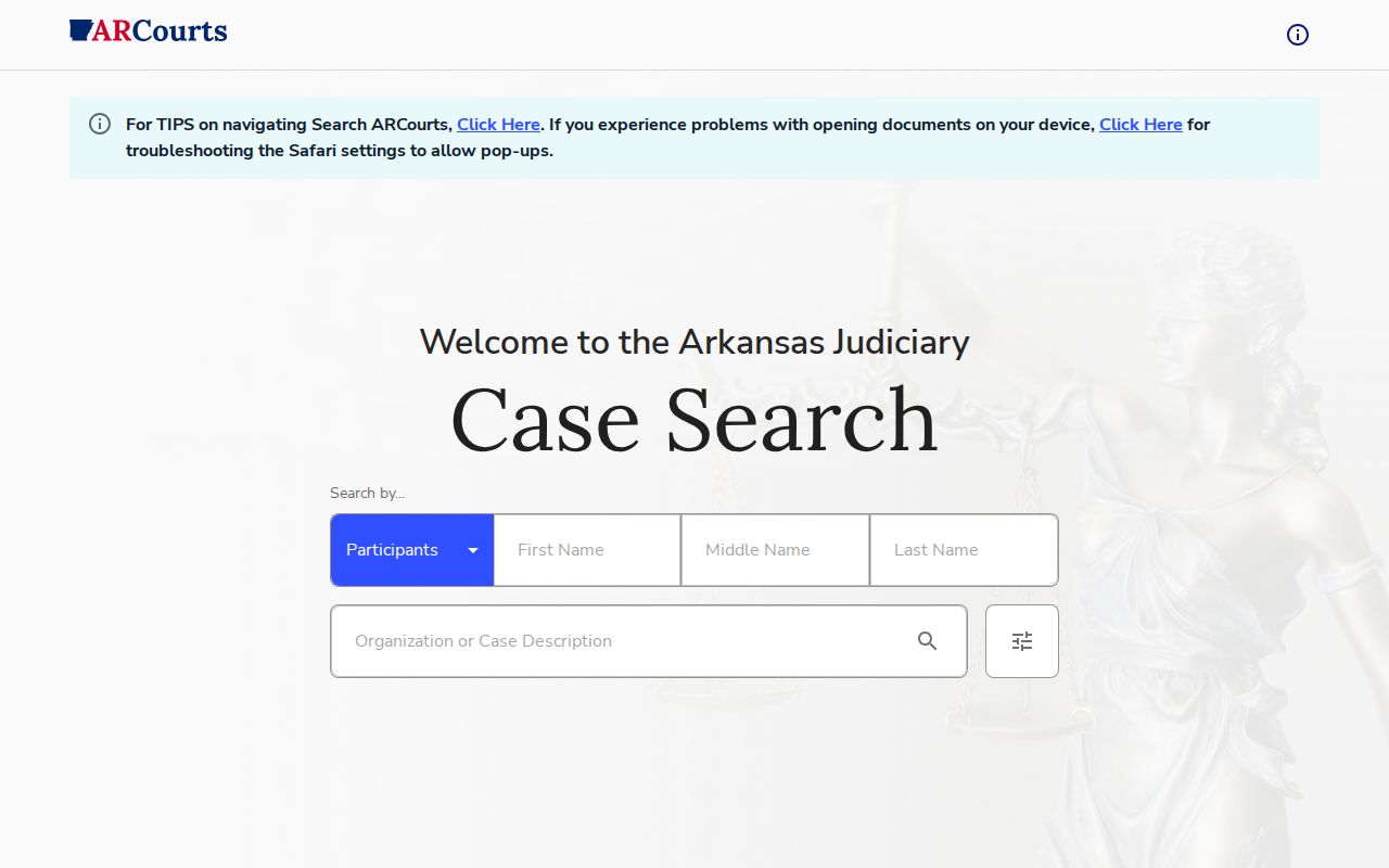 Cleburne County court case lookup Search ARCourts case search