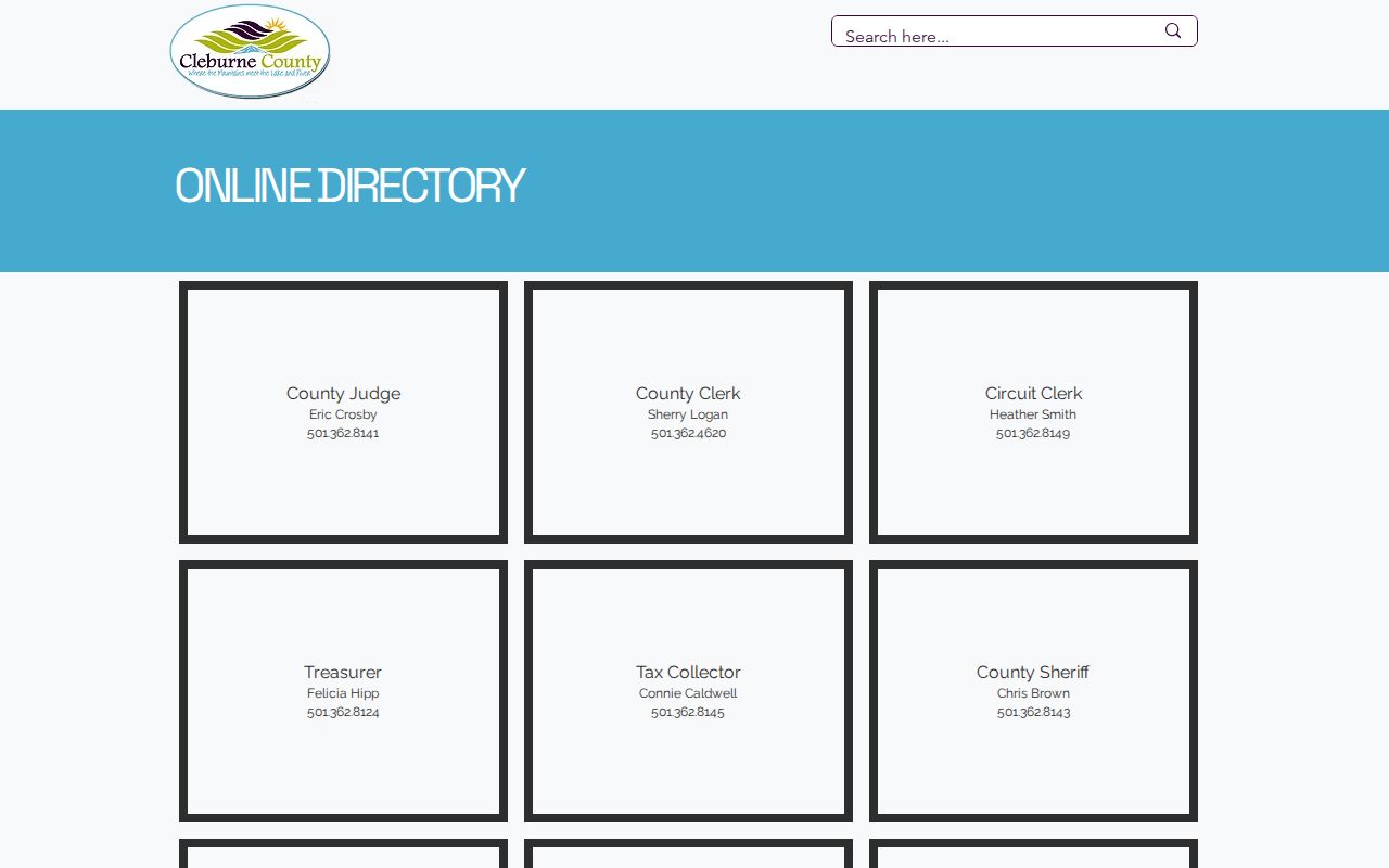Cleburne County criminal history county directory